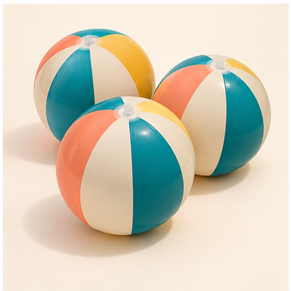 Inflatable Beach Ball Set — 3 Piece — overview