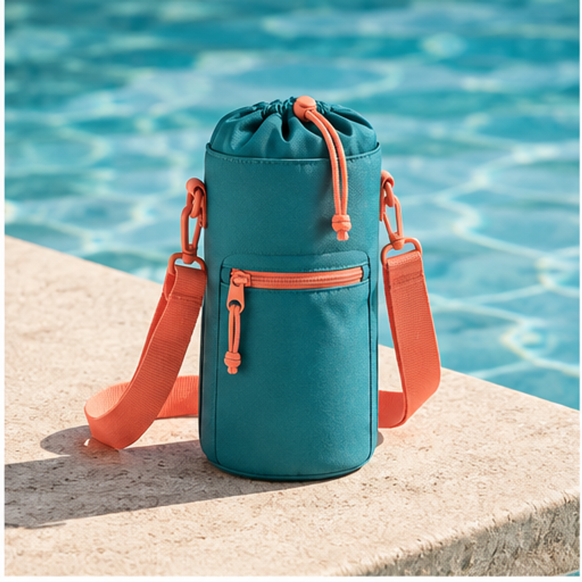 Insulated Bottle Carrier — lifestyle