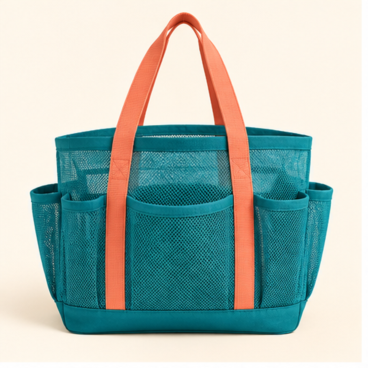 Oversized Mesh Beach Tote — hero