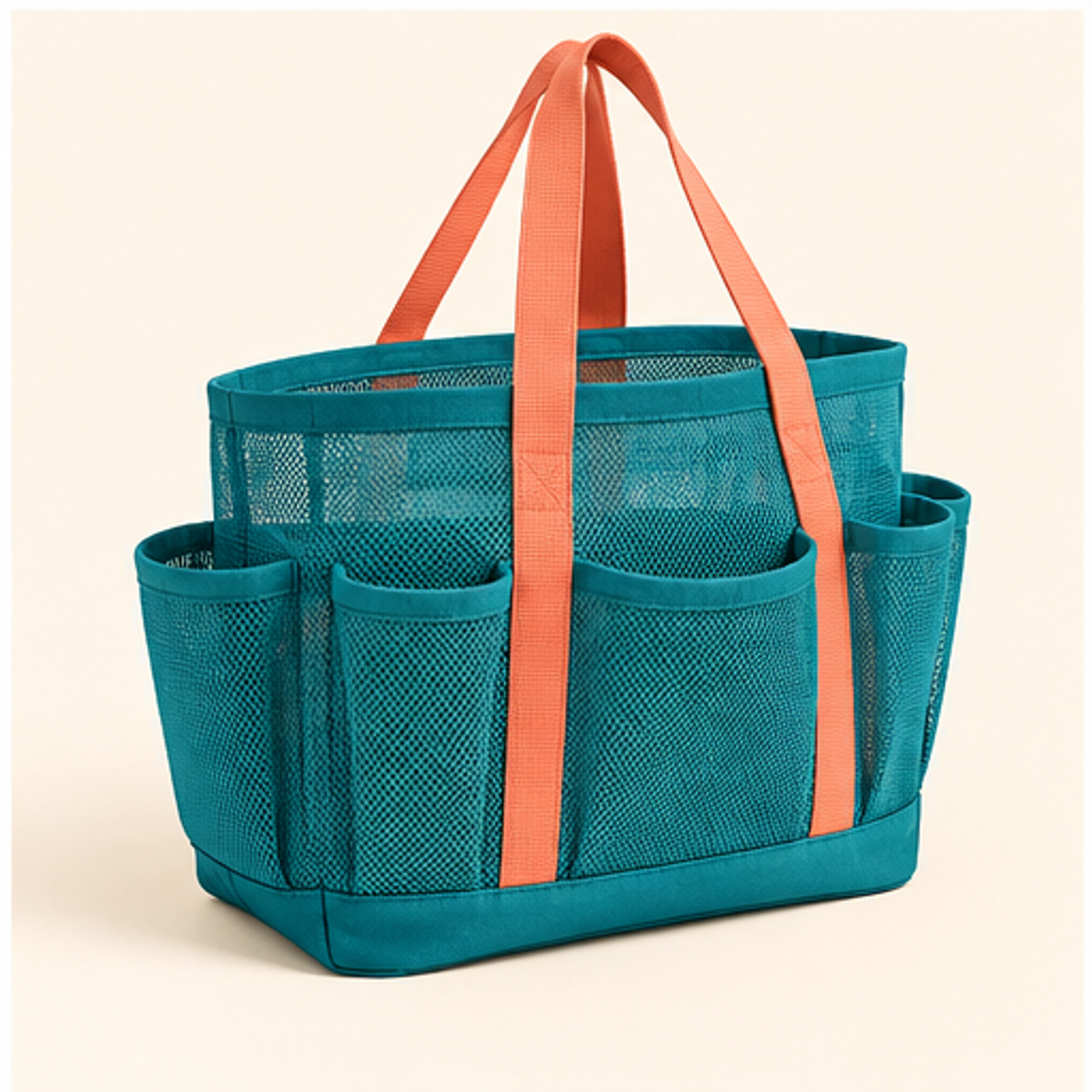Oversized Mesh Beach Tote — overview