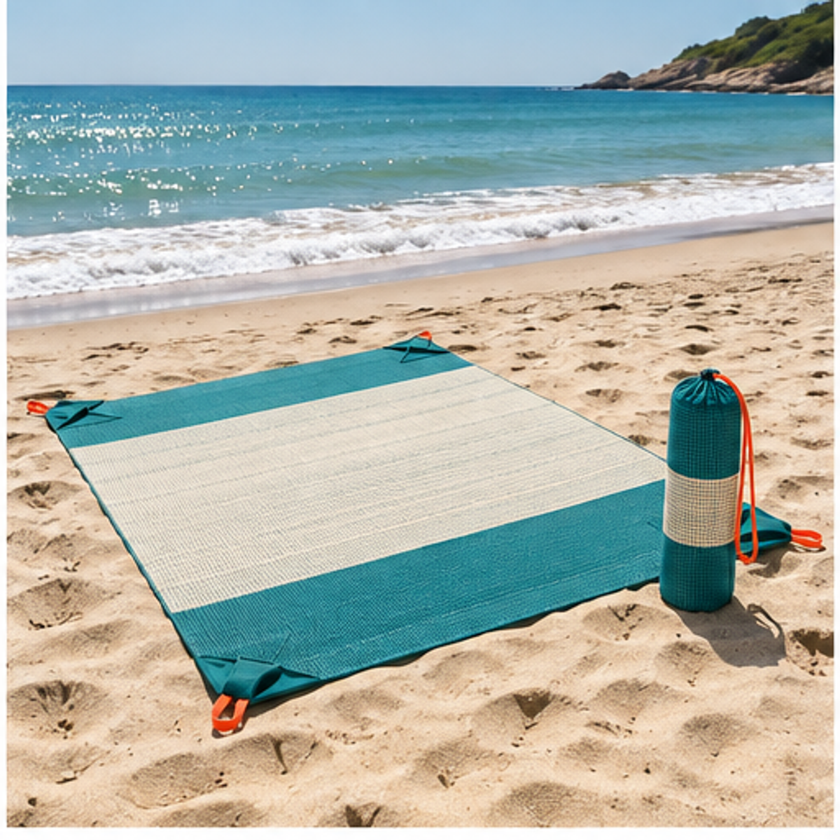 Sand-Resistant Beach Mat — lifestyle