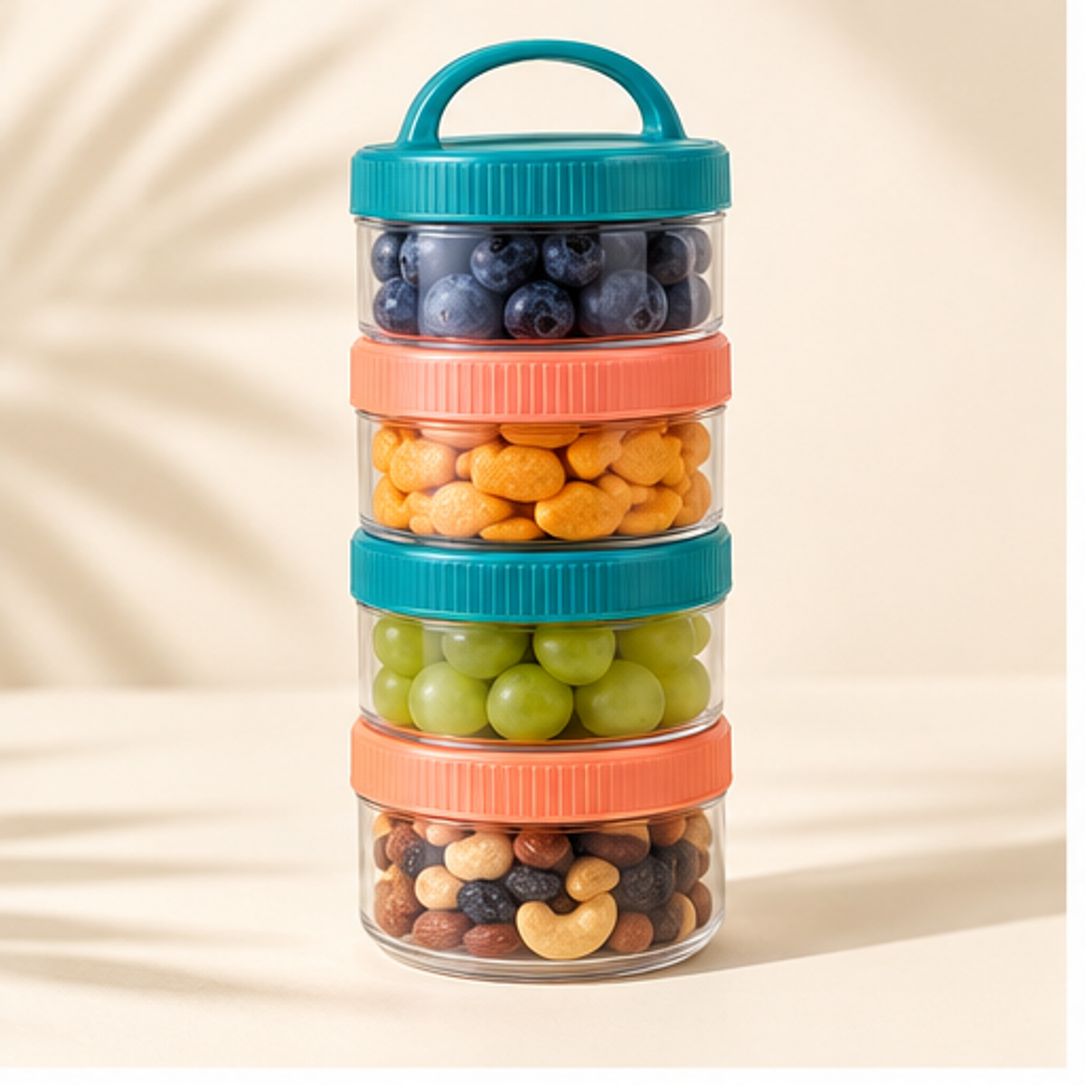 Stackable Snack Container Set — hero