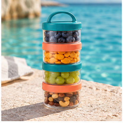 Stackable Snack Container Set — lifestyle