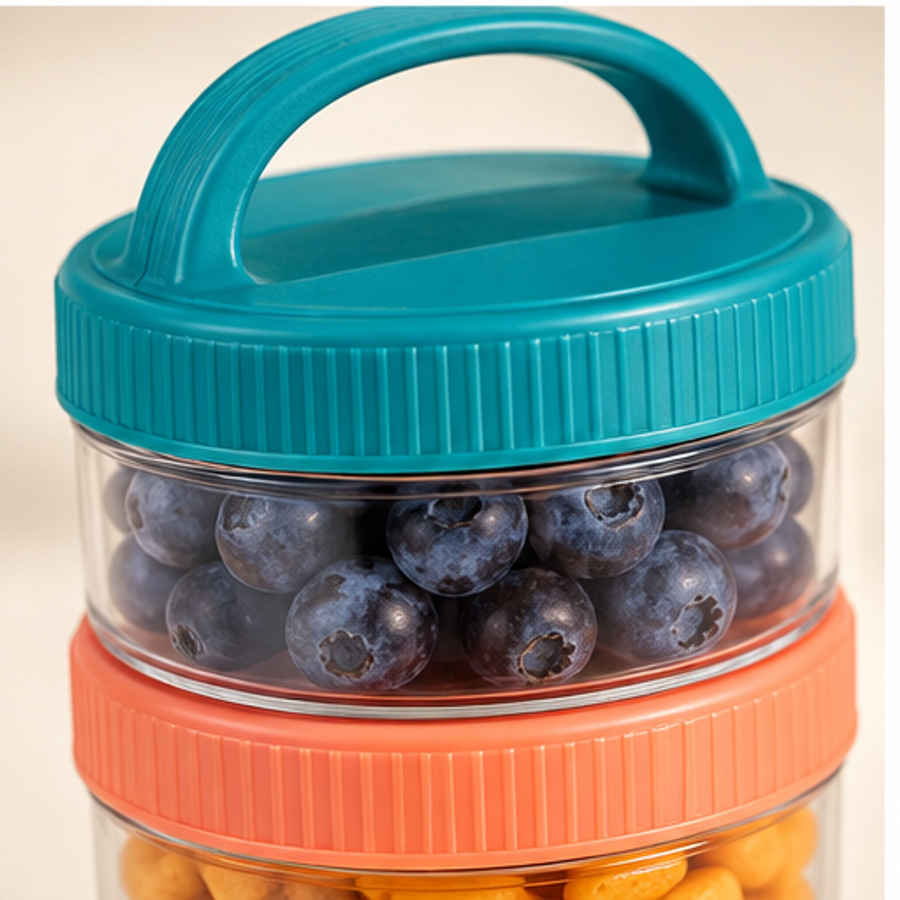 Stackable Snack Container Set — detail