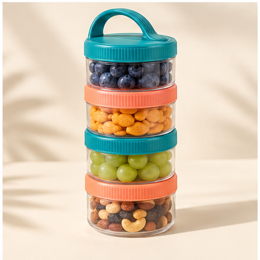 Stackable Snack Container Set — overview