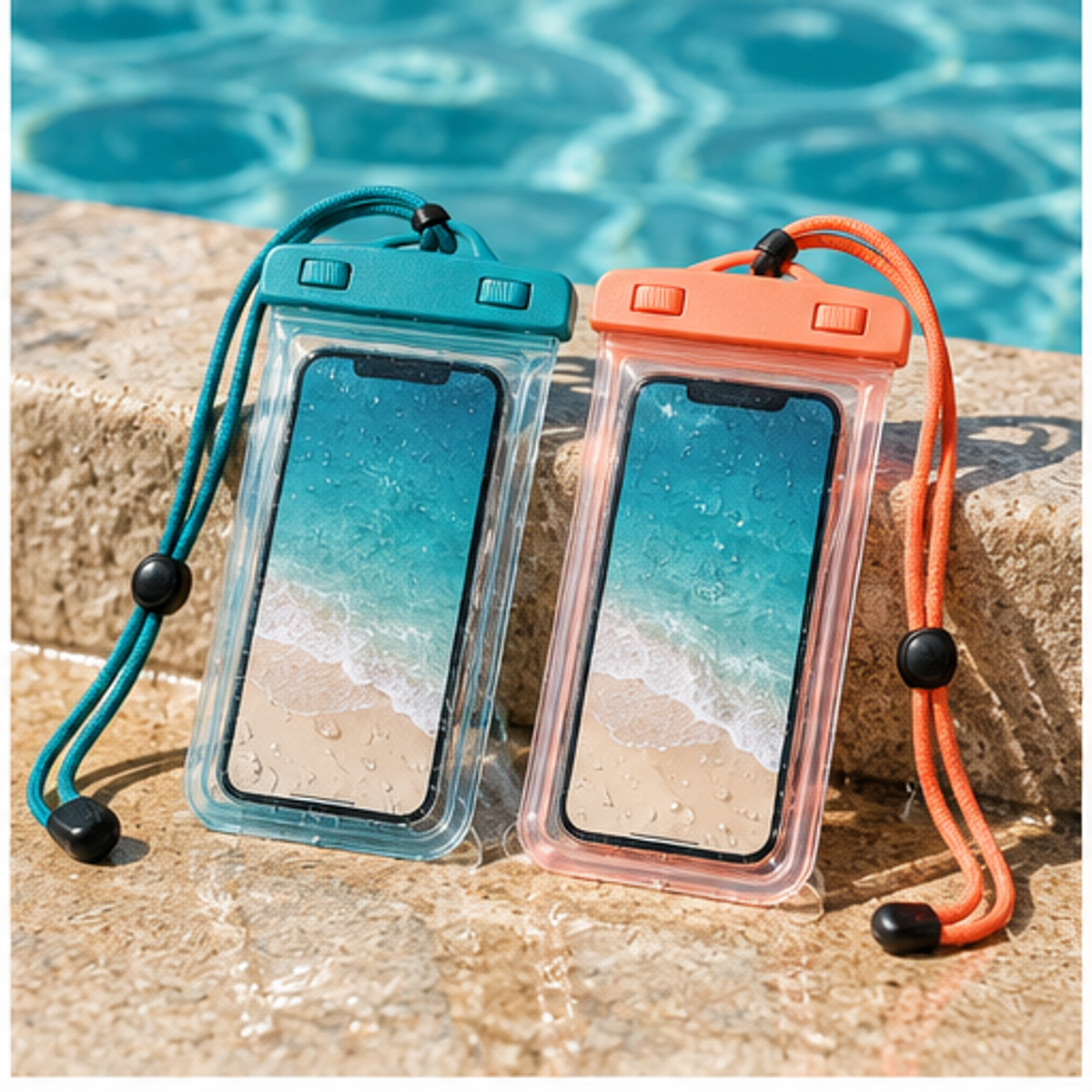 Water-Resistant Phone Pouch Pair — lifestyle